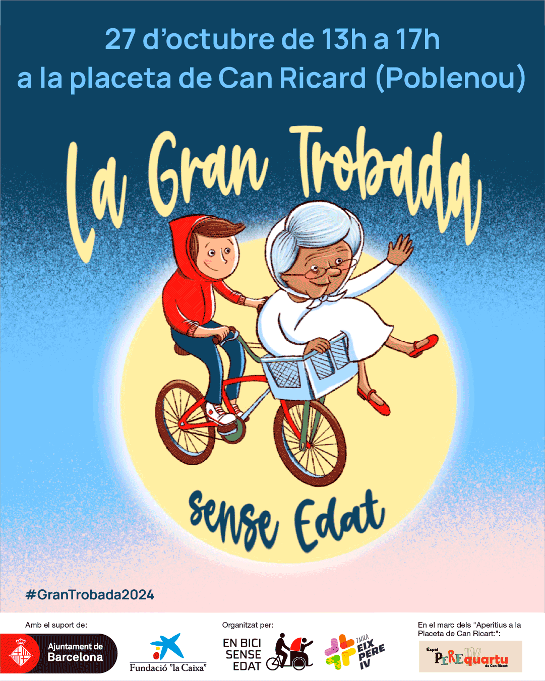 Cartell de la Gran Trobada Sense Edat 2024