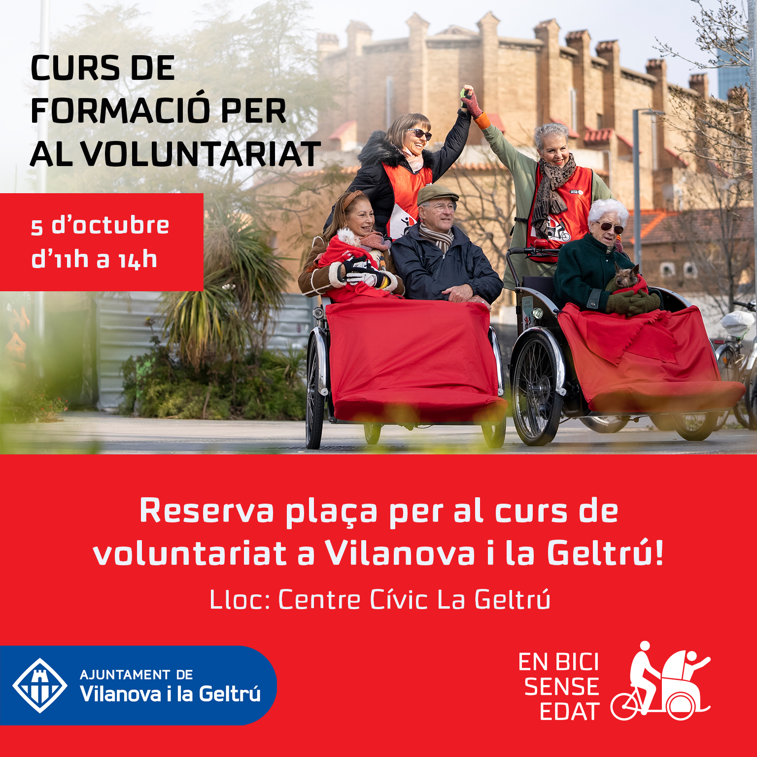 Apunta't al curs de formació a Vilanova i la Geltrú
