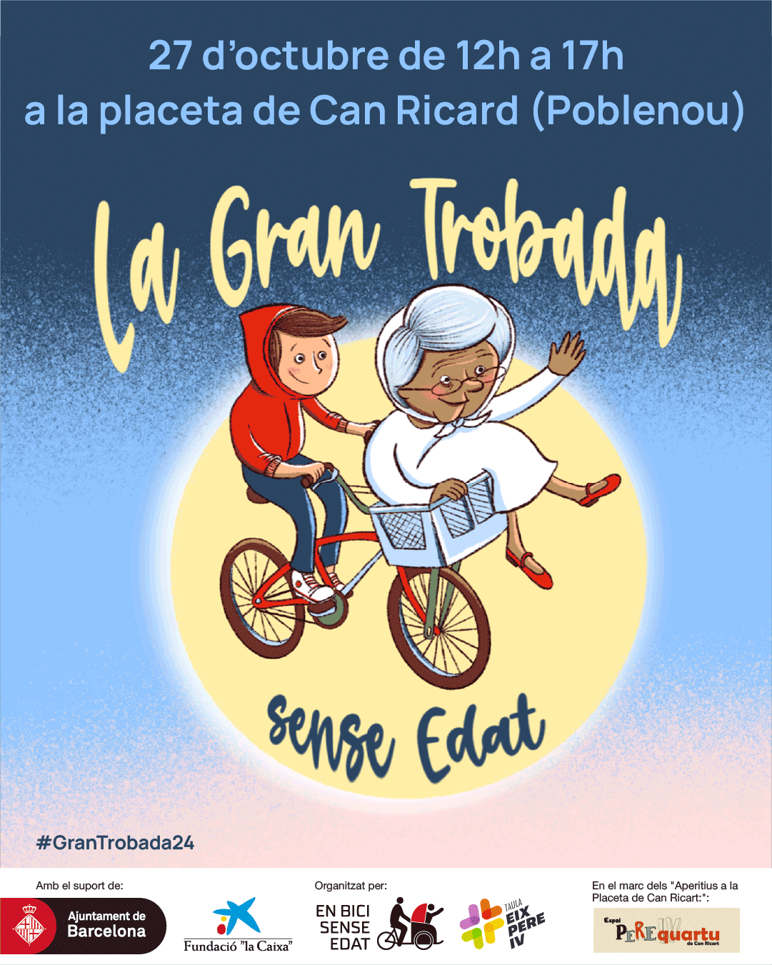 Cartell de la Gran Trobada Sense Edat 2024