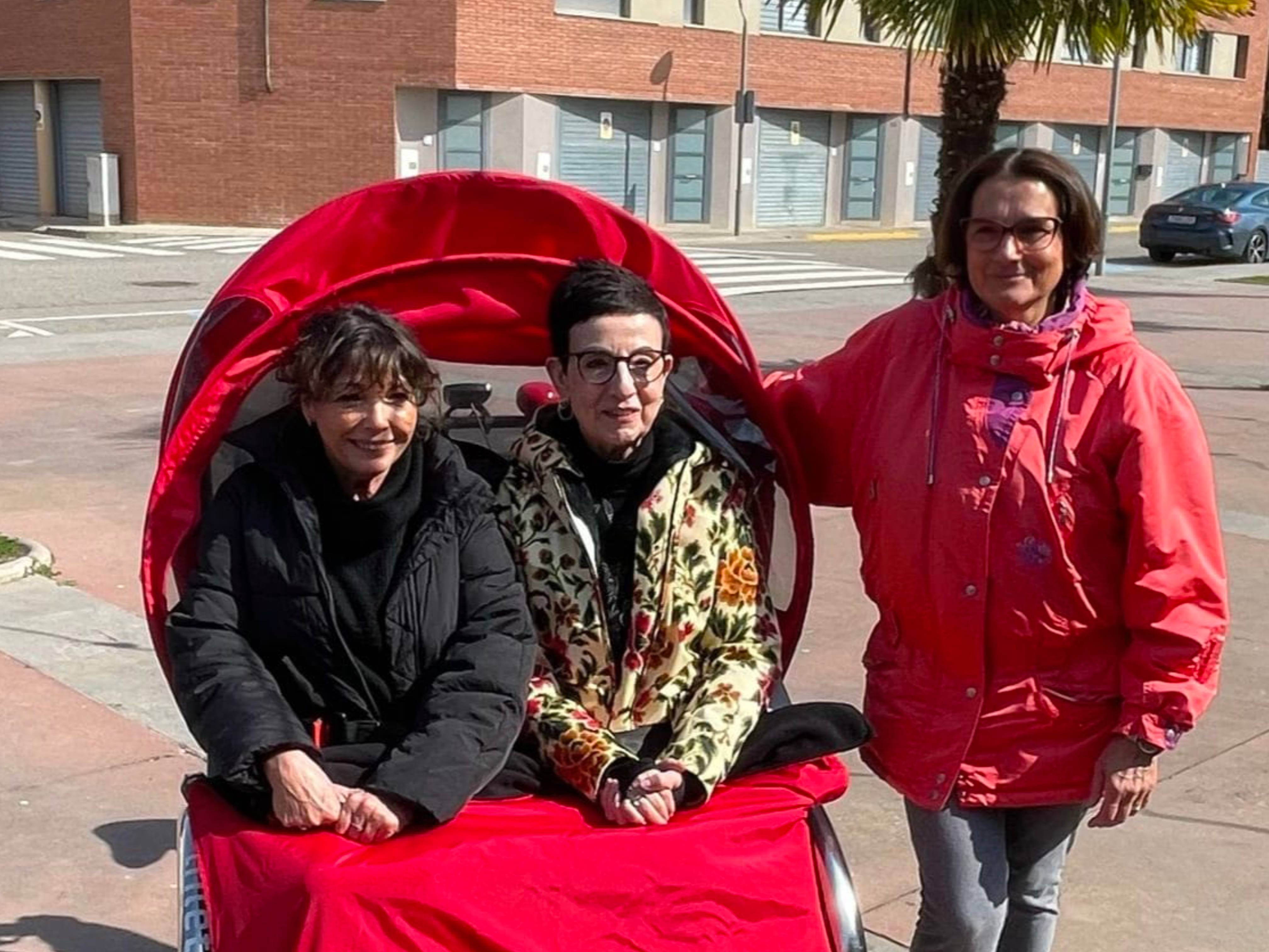 #EBSEPalau:Carme Ruscalleda recorre el poble amb EBSE