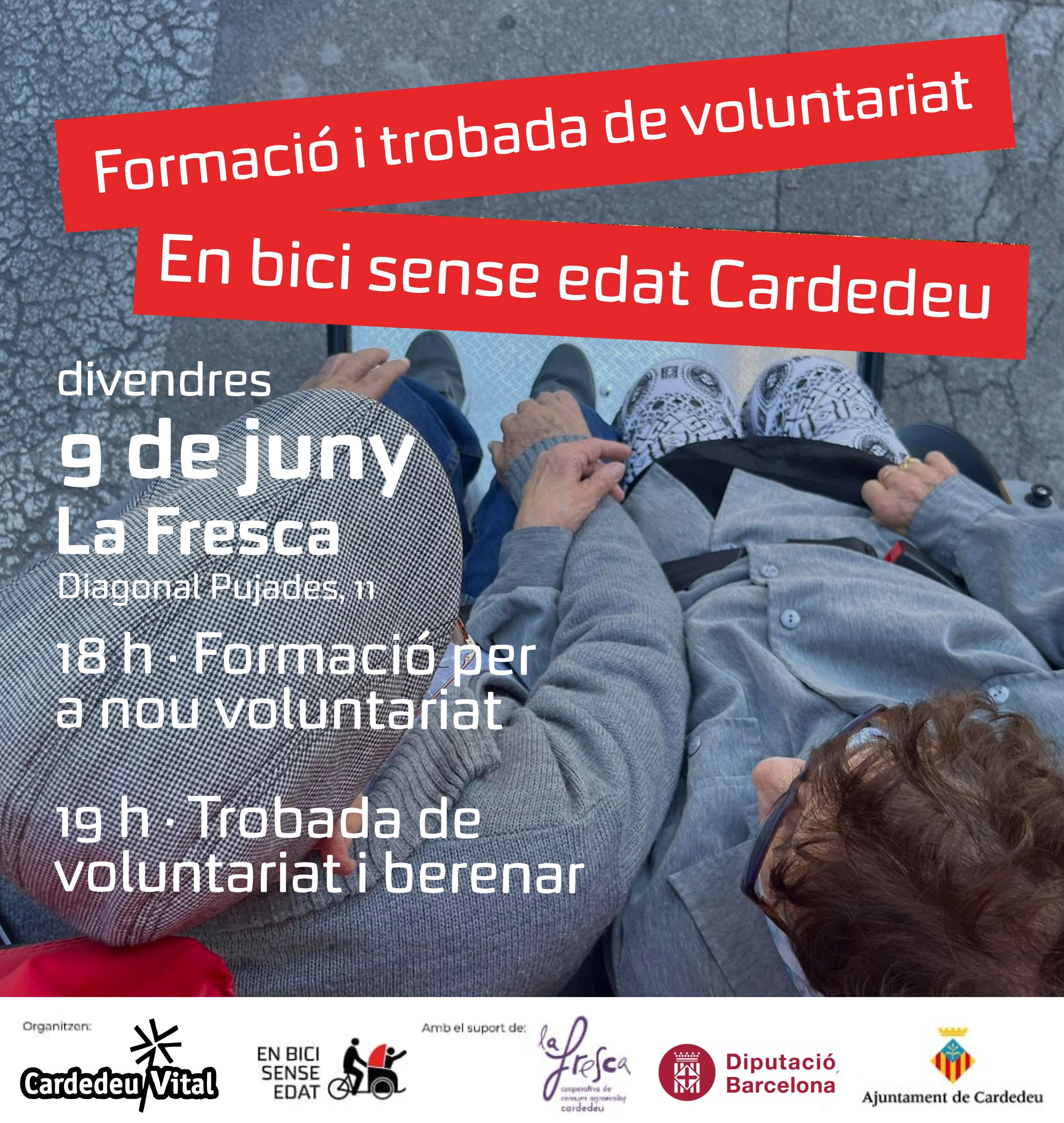Trobada de voluntariat a Cardedeu - 9 juny, 18:00 - 20:00