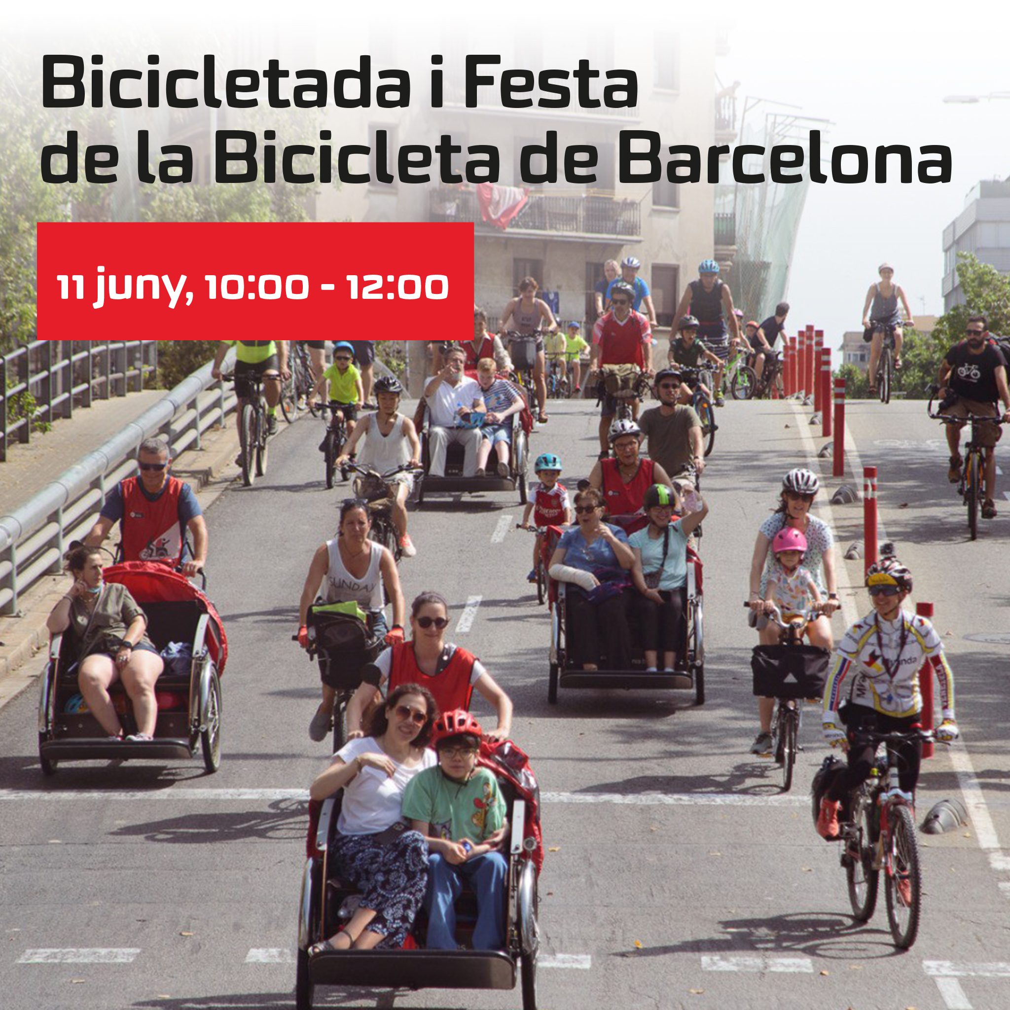 Bicicletada i Festa de la Bicicleta de Barcelona - 11 juny, 10:00 - 12:00