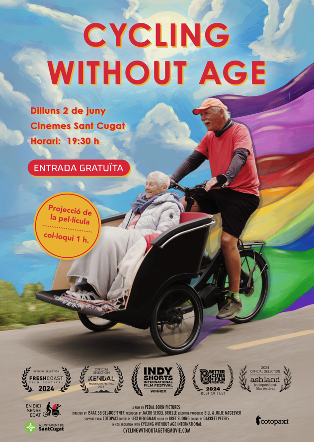 Vine a la projecció gratuïta de “Cycling Without Age