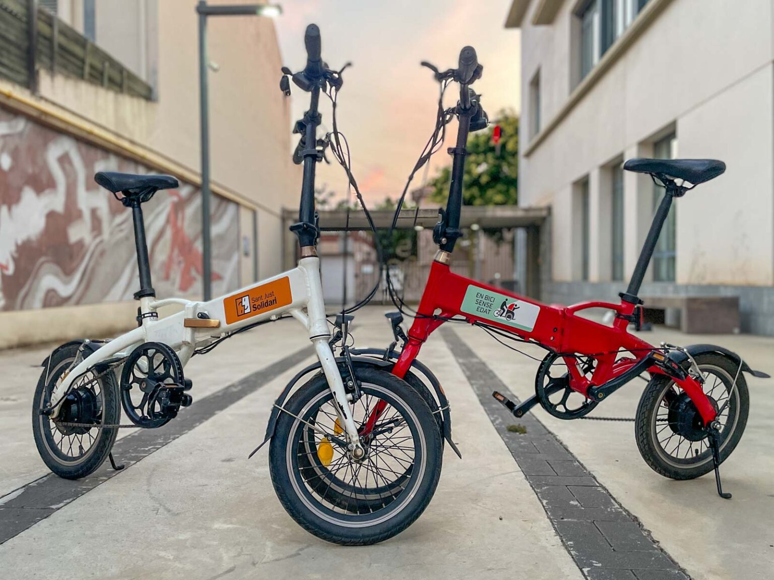 Dues bicicletes elèctriques s’afegeixen a la flota d’#EBSESantJust!