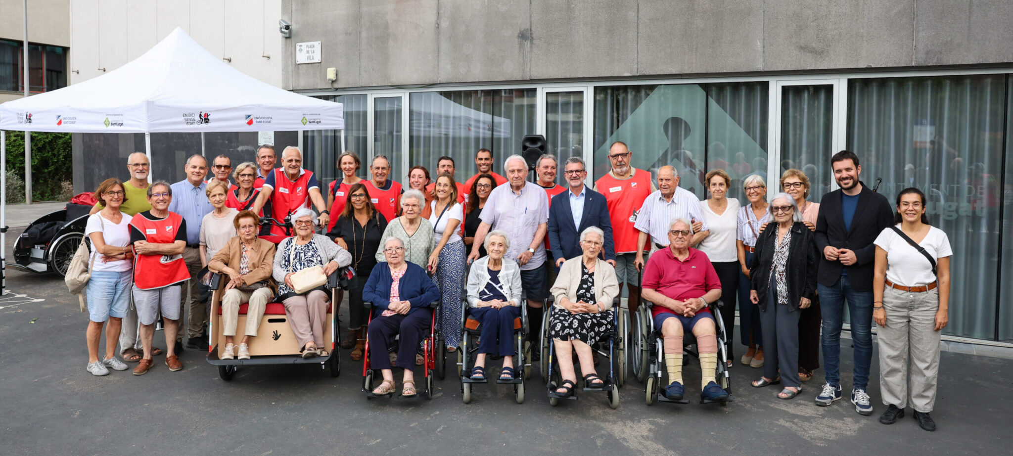 Així va ser l’acte de presentació de la “Tramuntana”, el nou tricicle d’#EBSESantCugat