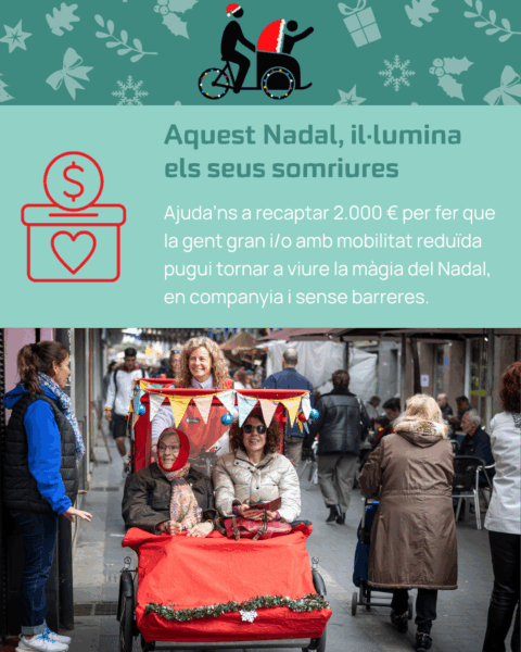 Ei! El nostre crowdfunding segueix rodant i encara ens pots ajudar a arribar a la meta per subvencionar les #PassejadesDeNadal2025