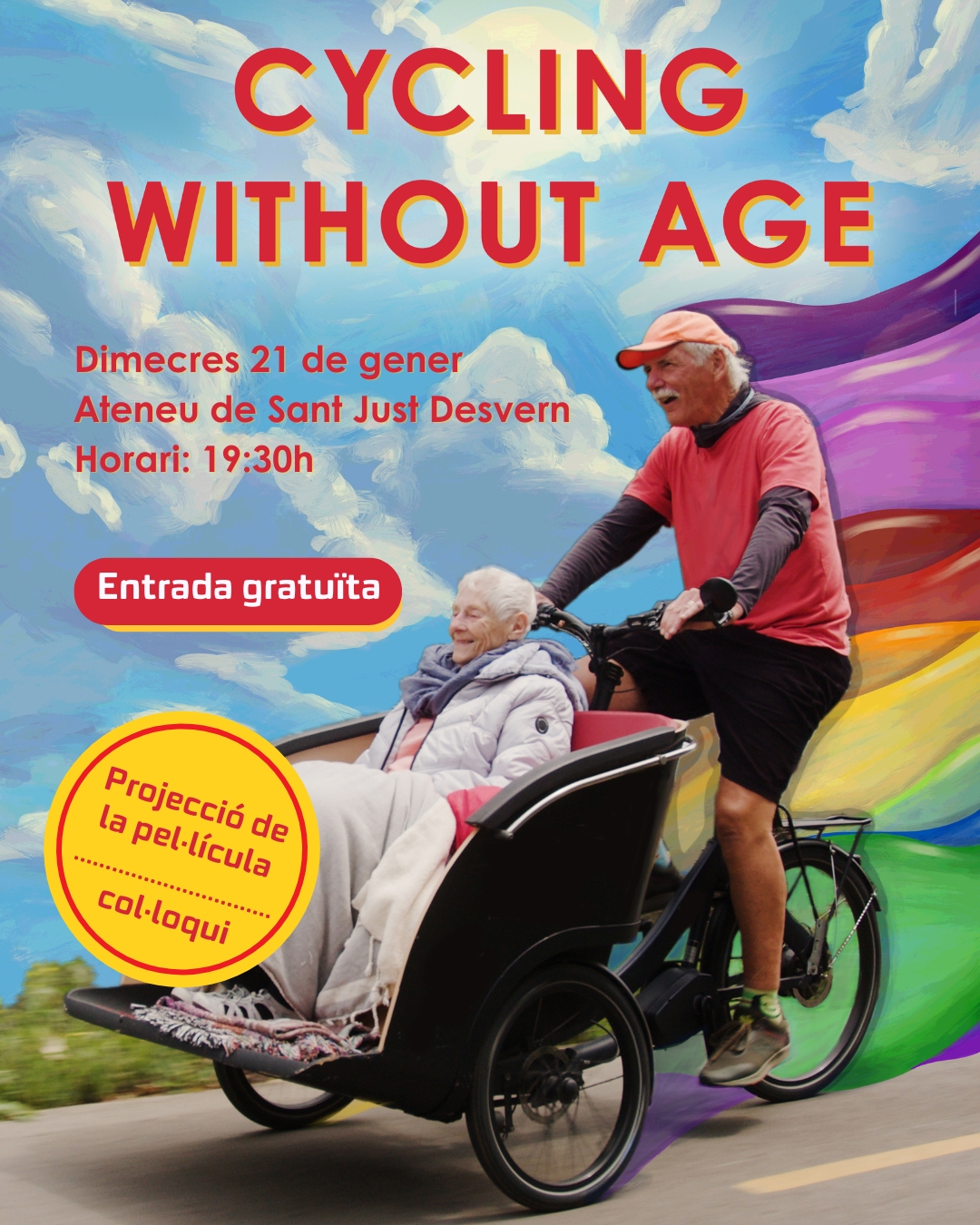 #EBSESantJust projectarà “Cycling Without Age” a l’Ateneu de la localitat