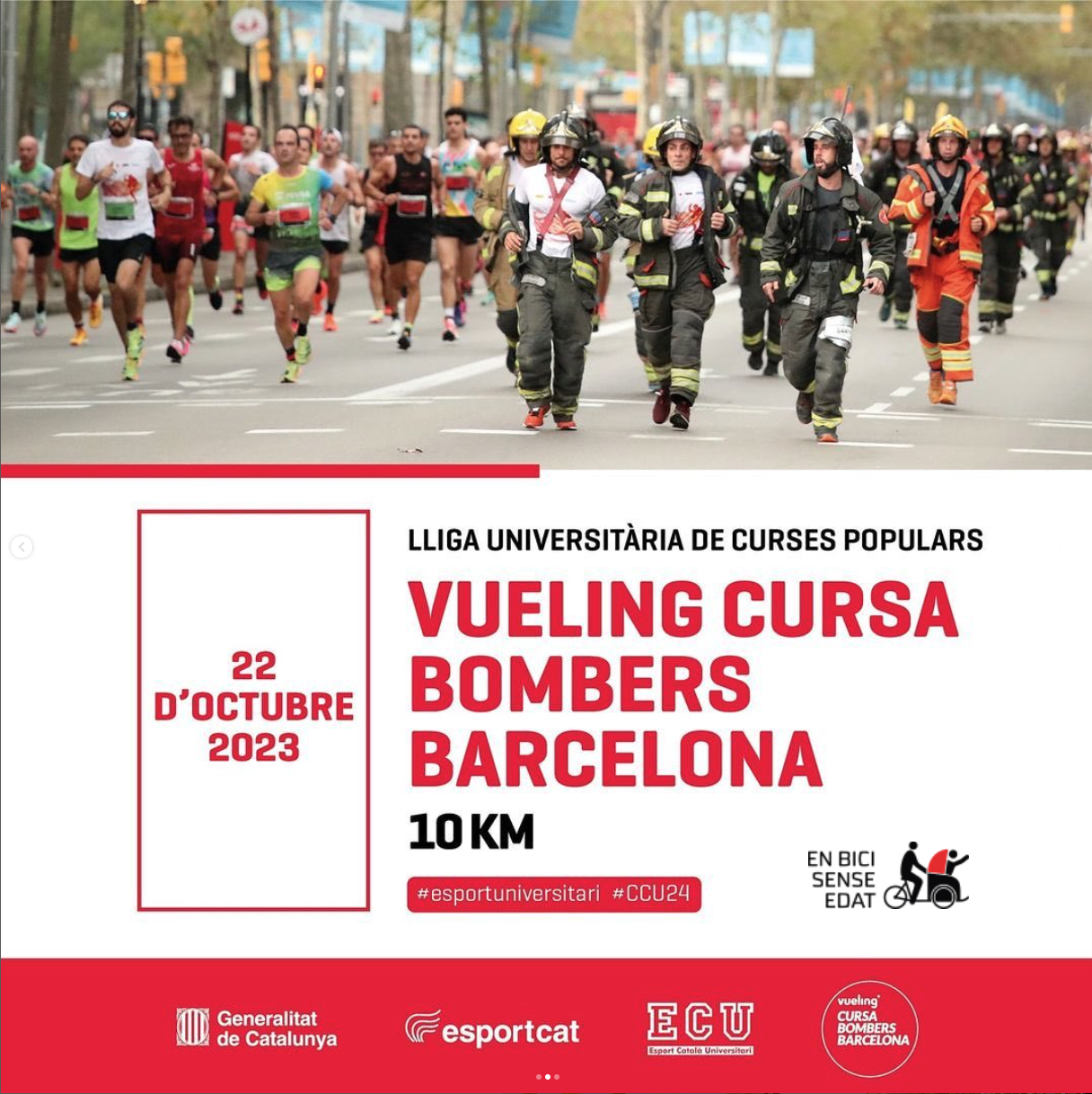 EBSE a la CURSA DE BOMBERS de Barcelona
