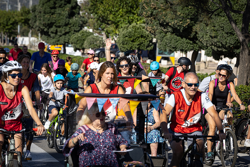 Bicicletada popular a Castelldefels